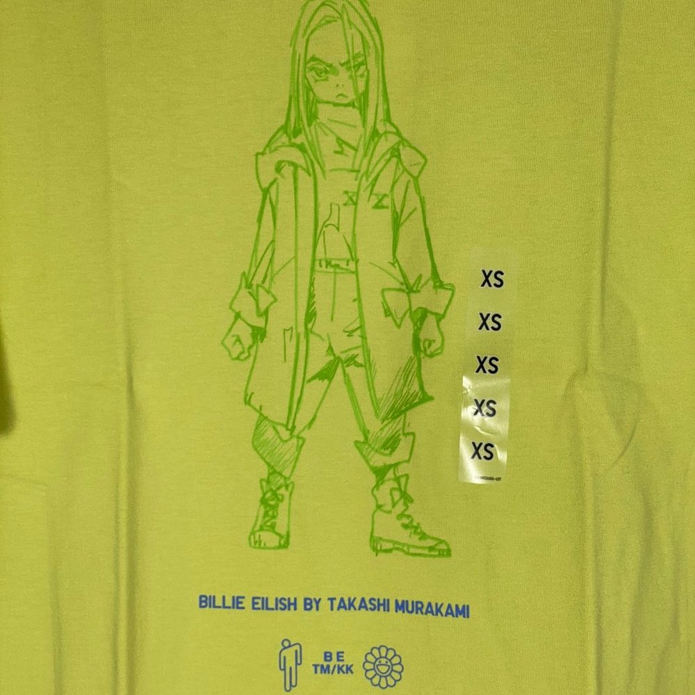 NEW Uniqlo Billie Eilish Murakami Mini Billie Tee - Picture 2 of 4